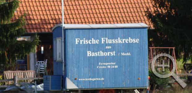  Die Flusskrebsfarm in Basthorst.