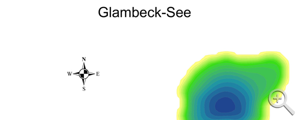 Glambecksee Tiefenkarte 