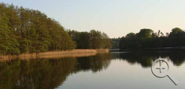 Der Glambecksee im Frühjahr.