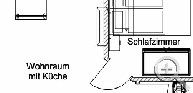 Der Grundriss vom Ferienhaus-Kersten.