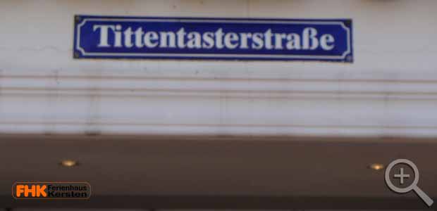 Die Tittenrasterstrasse in Wismar.
